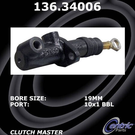 Centric Parts Premium Clutch Master Cylinder, 136.34006 136.34006